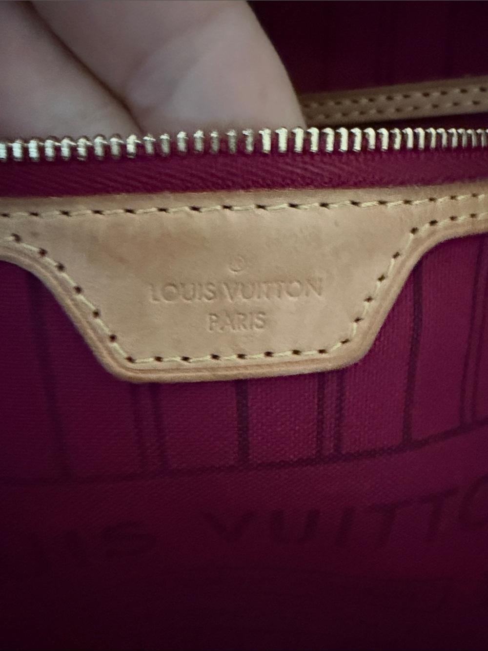 Louis Vuitton Monogramneverfull MM  Canvas Tote in Brown with Tan Trim - Picture 8 of 14